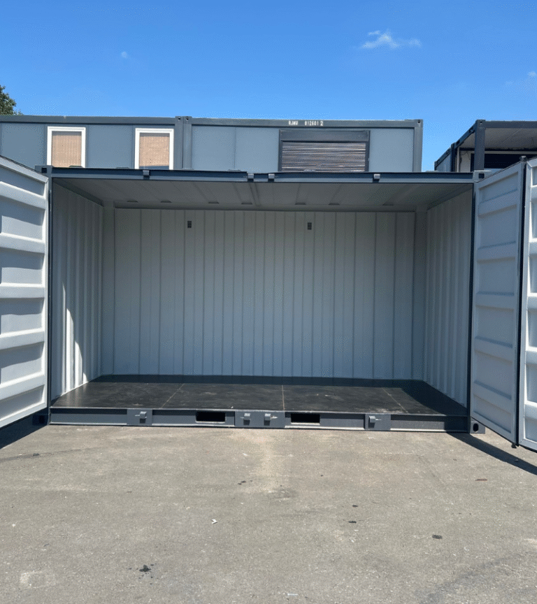 container de stockage 15 pieds open side | Accès Facile